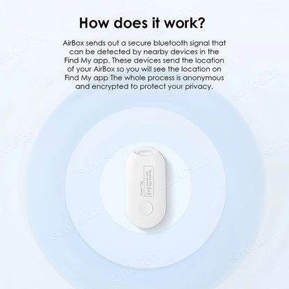 Bluetooth Tracker Tag – Works with Apple Find My | Anti-Loss Finder for Keys, Wallet & Luggage