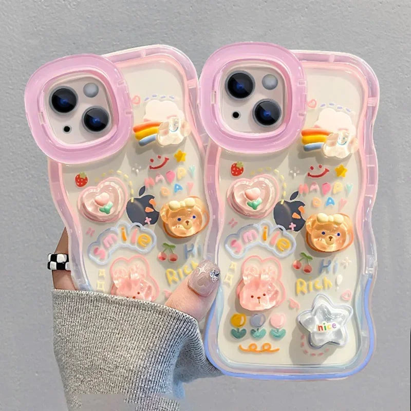 Bead Bracelet Chain Phone Holder Case For iPhones